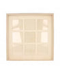 Madera Marco profundo con boquillas con 9 pequeñas Ventanas 32,5 x 32,5 x 4 cm 1