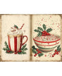 Papel Seda A4 Navidad Vintage cocina 13 1