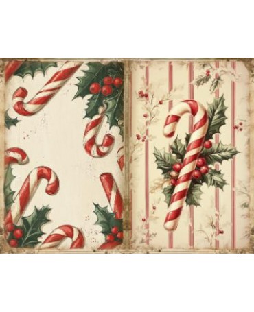 Papel Seda A4 Navidad Vintage cocina 18 1
