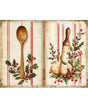 Papel Seda A4 Navidad Vintage cocina 24 1