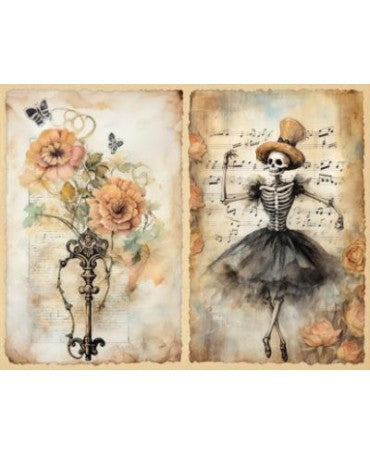 Papel Seda A4 Halloween acuarela 3 1