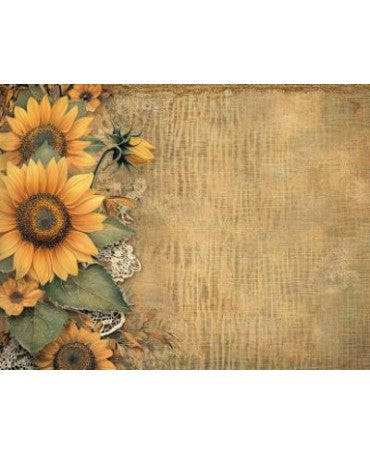 Papel Seda A4 Rustic Autumn Girasoles 2 1