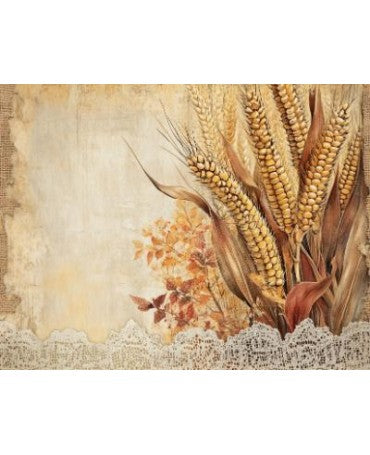 Papel Seda A4 Rustic Autumn Espigas 2 1