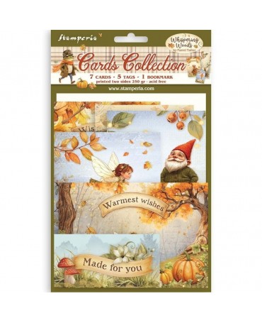 CARDS COLLECTION Stamperia Whispering Woods 1