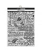 STENCIL Stamperia A3 Art Stories Writings 1