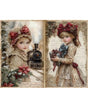 Papel Seda A4 Navidad Vintage 12 1