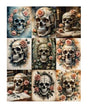 Papel Seda A4 Calavera Flores 4 1