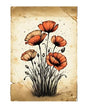 Papel Seda A4 Amapolas 32 1