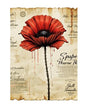 Papel Seda A4 Amapolas 34 1