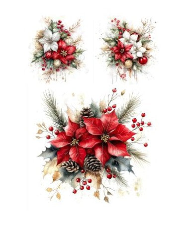 Papel Seda A4 Poinsettia 23 1