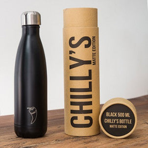 Botella negro mate 500ml chilly's 1