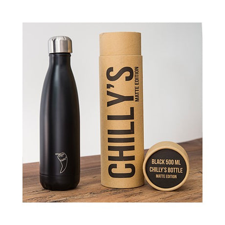 Botella negro mate 500ml chilly's 1