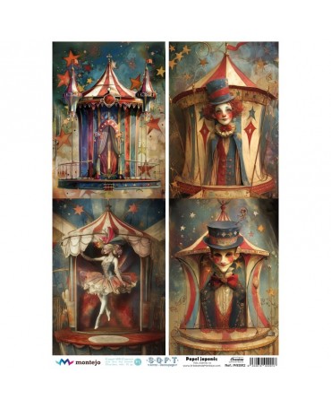 Papel Arroz SOFT A3 5912 Circo 1