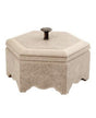 MADERA Caja Hexagonal DM 16x13,5x7,5 1