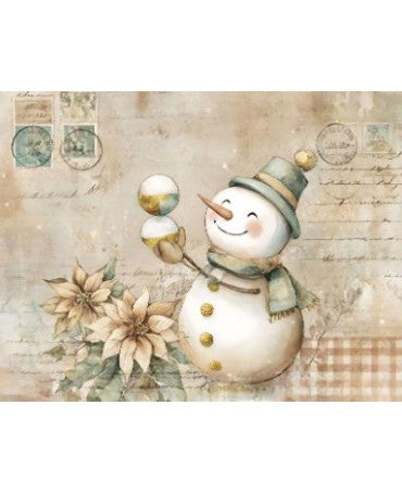 Papel Seda A4 Navidad Dibujo Sepia 22 1