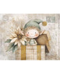 Papel Seda A4 Navidad Dibujo Sepia 44 1