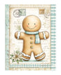 Papel Seda A4 Navidad Dibujo Azul 13 Galleta 1