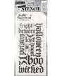 Stencil TIM HOLTZ Halloween Script 1