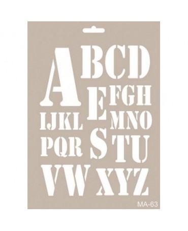 Stencils Cadence 21x30 LETRAS Militar 1