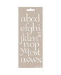 Stencil mix media Cadence 10x25 MU056 Abecedario 1