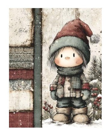 Papel Seda A4 Navidad Dulce 14 Niño 1