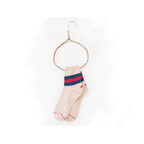 Calcetin raya horizontal rosa hop socks 1