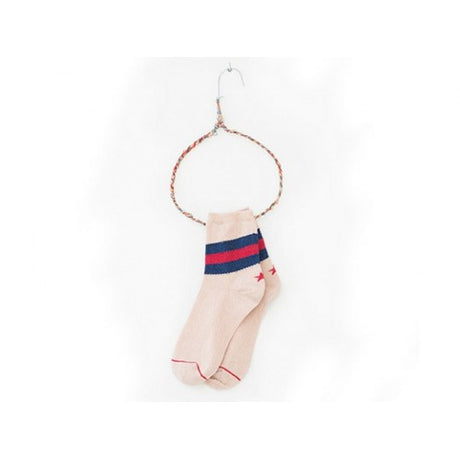 Calcetin raya horizontal rosa hop socks 1