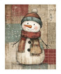 Papel Seda A4 Navidad Dulce 47 Muñeco Nieve 1
