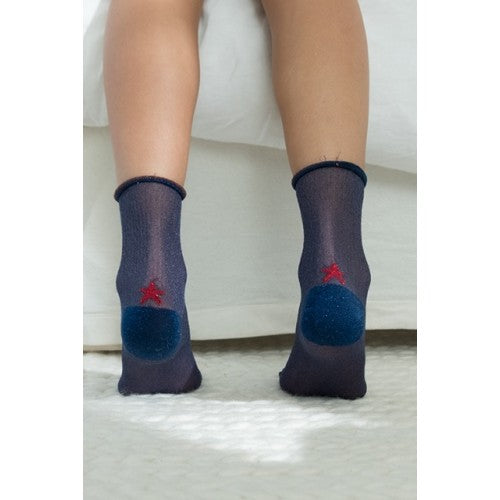 Calcetin crystal azul hop socks 1