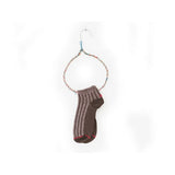 Calcetin rayas verticales marron hop socks 2