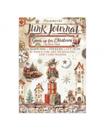 JUNK JOURNAL STAMPERIA Gear up for Christmas 1