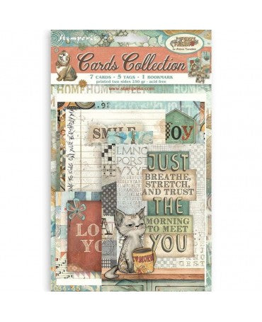 CARDS COLLECTION Stamperia Furry Friends 1