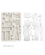 Molde STAMPERIA silicona A5 Furry Friends Cats 1