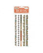 Transfer Rub On STAMPERIA Furry Friends Stripes 1