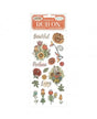 Transfer Rub On STAMPERIA Furry Friends Flowers 1