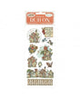 Transfer Rub On STAMPERIA Furry Friends Houses 1