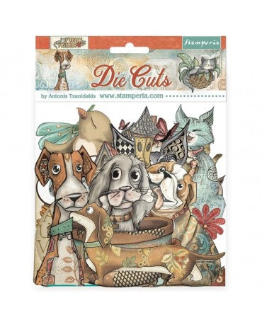 DIE CUTS STAMPERIA Furry Friends 1