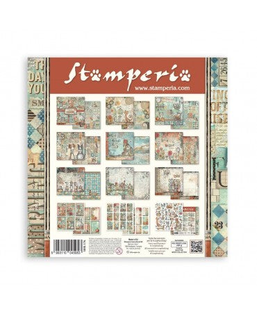 COLECCIÓN 30x30 STAMPERIA Furry Friends 2