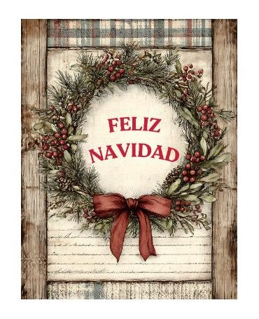 Papel Seda A4 Navidad Dulce 68 Feliz Navidad Mayusculas 1