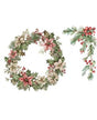 Papel Seda A4 Navidad Elementos 221 Corona+rama 1