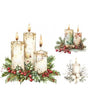 Papel Seda A4 Navidad Elementos 227 Trio velas 1