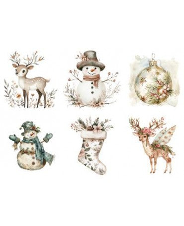 Papel Seda A3 Navidad Elementos 228 elementos varios 6 ud 1