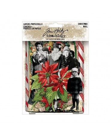 Tim Holtz Layers y Paper Dolls Navidad 2025 (TH94449) 1