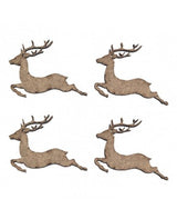 Madera Silueta DM Ciervo para copa pack 4 pcs 1