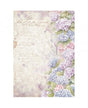 Papel arroz Stamperia A4 Quiet Days Hydrangea 1