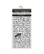 STENCIL Stamperia 12x25cm Quiet Days Manuscript 1