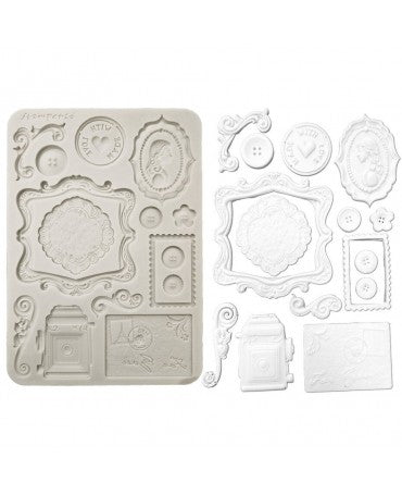 Molde STAMPERIA silicona A5 Quiet Days Plates 1