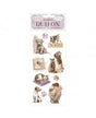 Transfer Rub On STAMPERIA Quiet Days Dogs and Cats 1