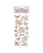 Transfer Rub On STAMPERIA Quiet Days Hydrangea and Butterfly 1