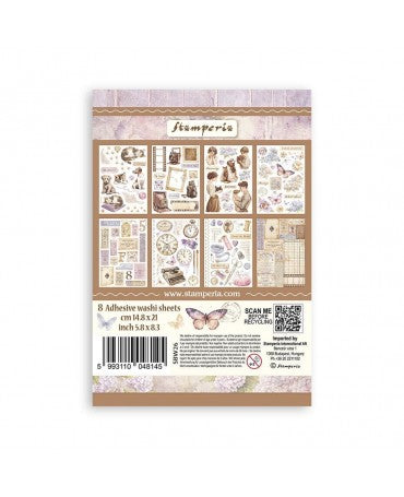 Washi Tape STAMPERIA 8 HOJAS A5 Quiet Days 2